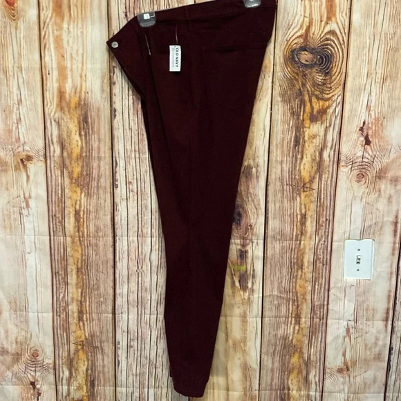 Old Navy Size 16 Purple High Rise Rockstar Jeans Super Secret Slim Pockets NWT - Picture 1 of 9